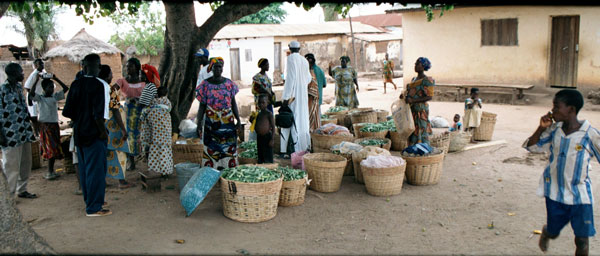 okra market in Kaboli
