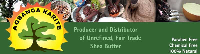 Producer and Distributor of Unrefined, Handcrafted, Fair Trade Shea Butter. Chemical Free, No Parabens, All Natural.